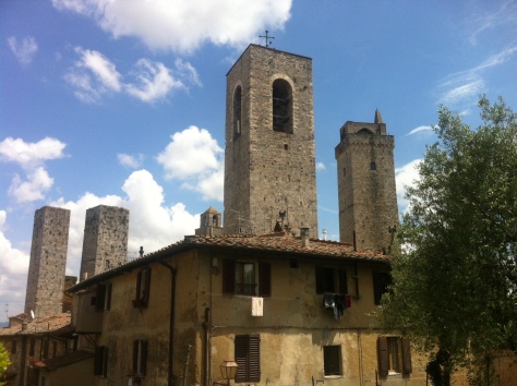 A few of San Gimignano's imposing towers
